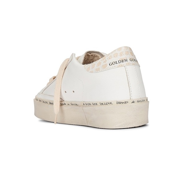 Golden Goose Hi Star NIB Auth White Black Ivory - Picture 9 of 12